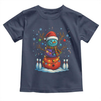 Funny Bowling Christmas Toddler T Shirt Gift For Bowler - Wonder Print Shop