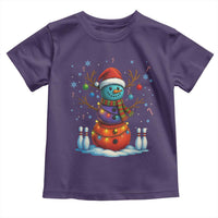 Funny Bowling Christmas Toddler T Shirt Gift For Bowler - Wonder Print Shop