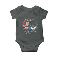 Rollin With My Snowmies Baby Onesie Bowling Xmas Gift - Wonder Print Shop