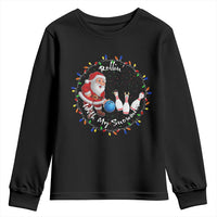 Rollin With My Snowmies Youth Sweatshirt Bowling Xmas Gift - Wonder Print Shop