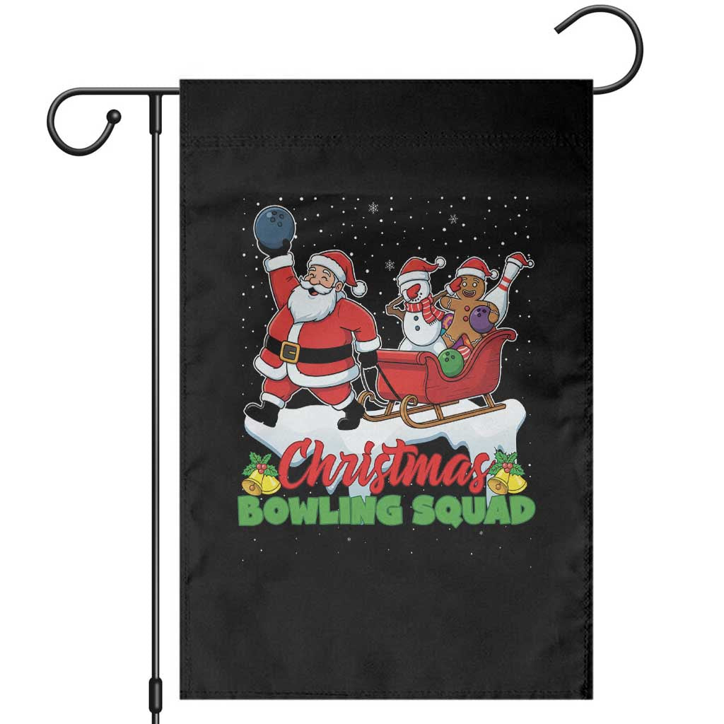 Christmas Bowling Squad Garden Flag Funny Holiday Bowler - Wonder Print Shop