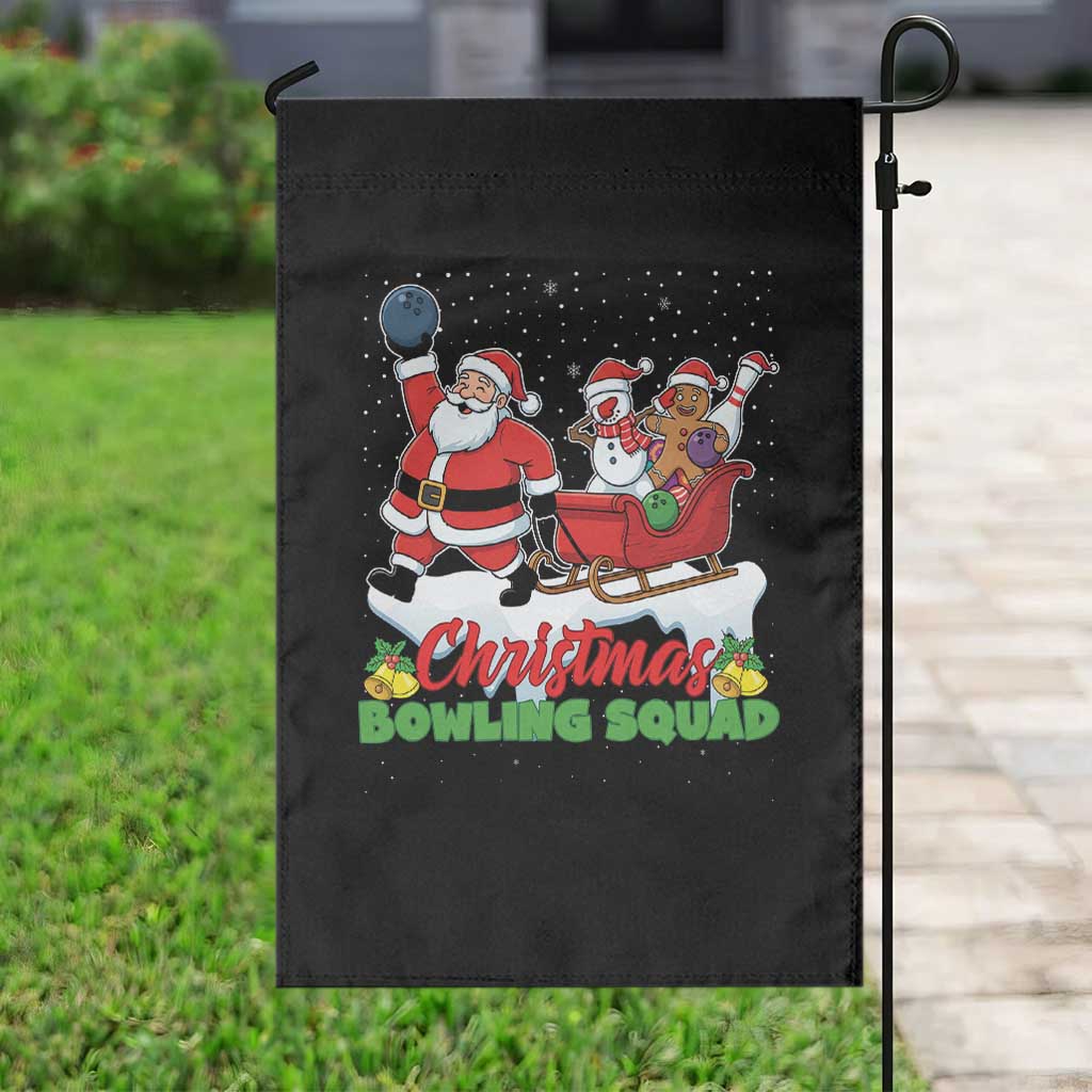 Christmas Bowling Squad Garden Flag Funny Holiday Bowler - Wonder Print Shop