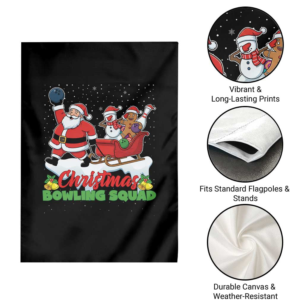 Christmas Bowling Squad Garden Flag Funny Holiday Bowler - Wonder Print Shop