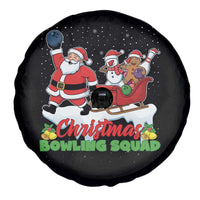 Christmas Bowling Squad Spare Tire Cover Funny Holiday Bowler - Wonder Print Shop
