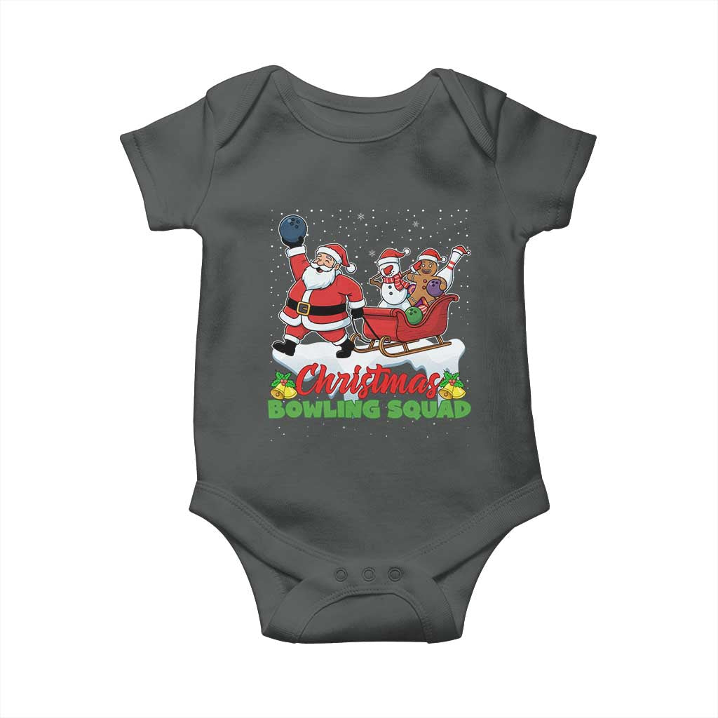 Christmas Bowling Squad Baby Onesie Funny Holiday Bowler - Wonder Print Shop
