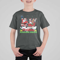 Christmas Bowling Squad T Shirt For Kid Funny Holiday Bowler - Wonder Print Shop