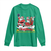 Christmas Bowling Squad Long Sleeve Shirt Funny Holiday Bowler - Wonder Print Shop