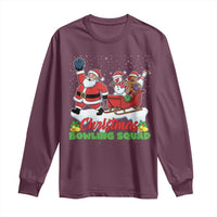 Christmas Bowling Squad Long Sleeve Shirt Funny Holiday Bowler - Wonder Print Shop