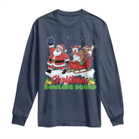 Christmas Bowling Squad Long Sleeve Shirt Funny Holiday Bowler - Wonder Print Shop