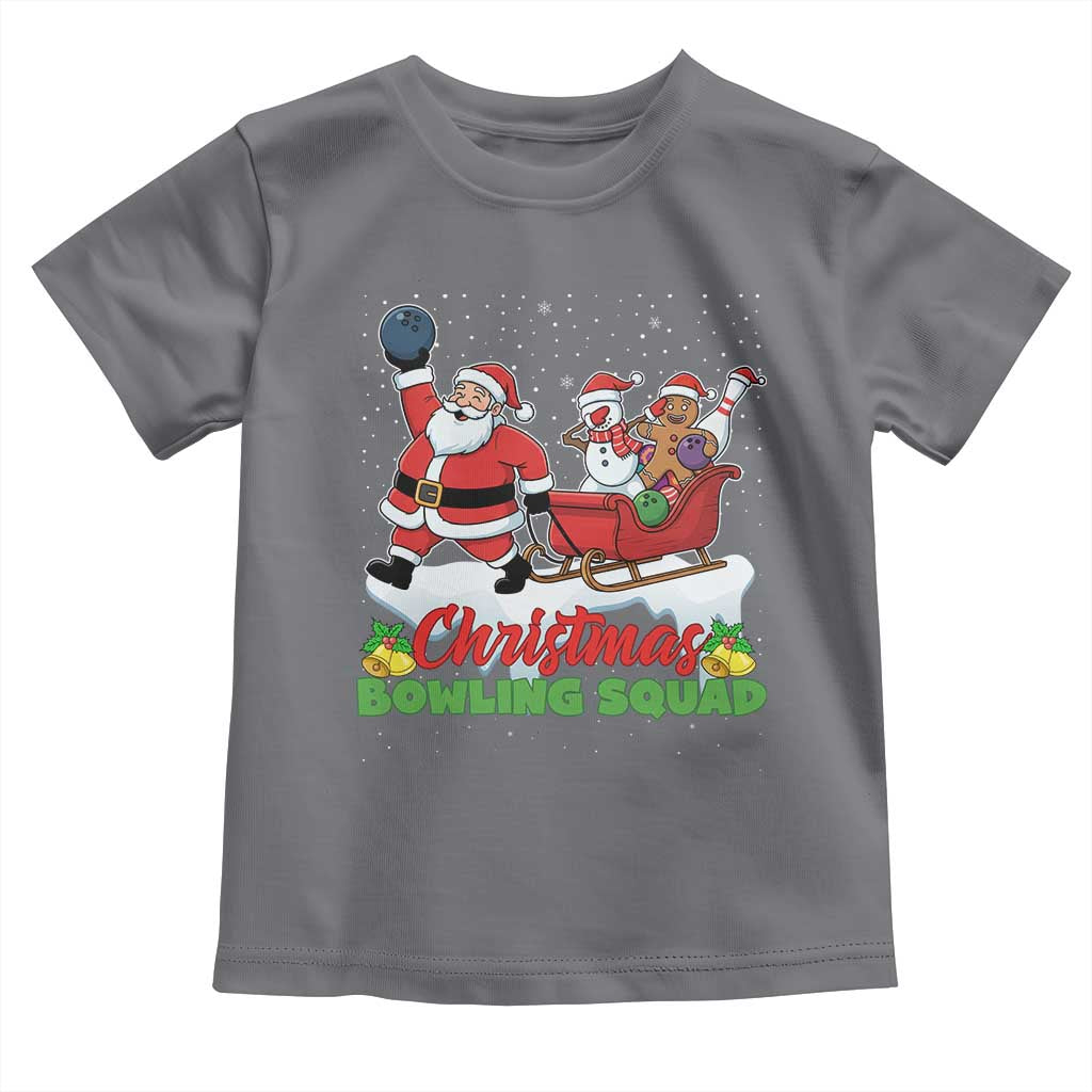 Christmas Bowling Squad Toddler T Shirt Funny Holiday Bowler - Wonder Print Shop