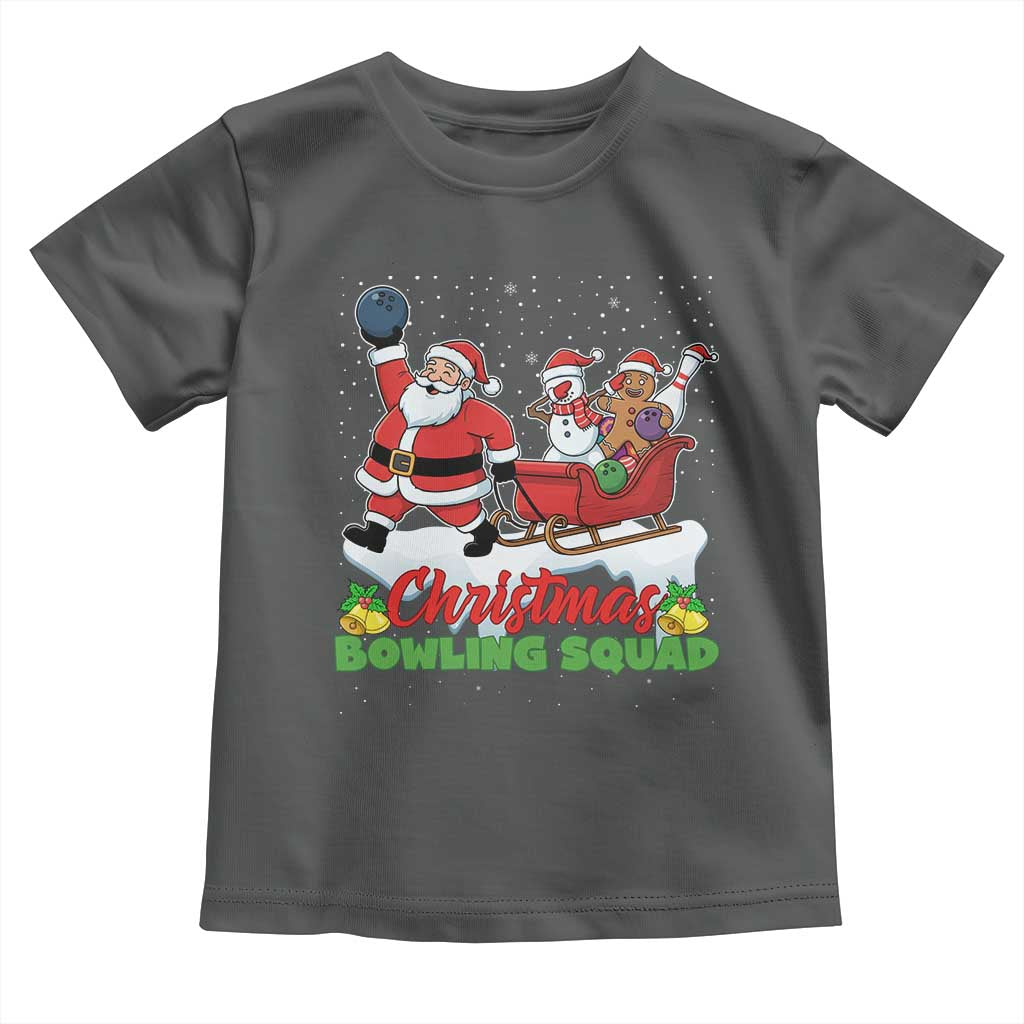 Christmas Bowling Squad Toddler T Shirt Funny Holiday Bowler - Wonder Print Shop