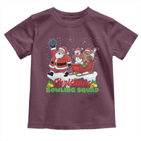 Christmas Bowling Squad Toddler T Shirt Funny Holiday Bowler - Wonder Print Shop