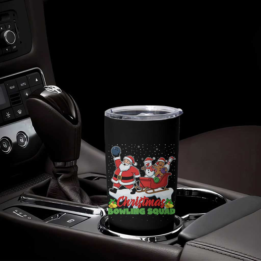 Christmas Bowling Squad Tumbler Cup Funny Holiday Bowler - Wonder Print Shop