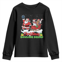 Christmas Bowling Squad Youth Sweatshirt Funny Holiday Bowler - Wonder Print Shop