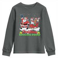 Christmas Bowling Squad Youth Sweatshirt Funny Holiday Bowler - Wonder Print Shop