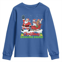 Christmas Bowling Squad Youth Sweatshirt Funny Holiday Bowler - Wonder Print Shop