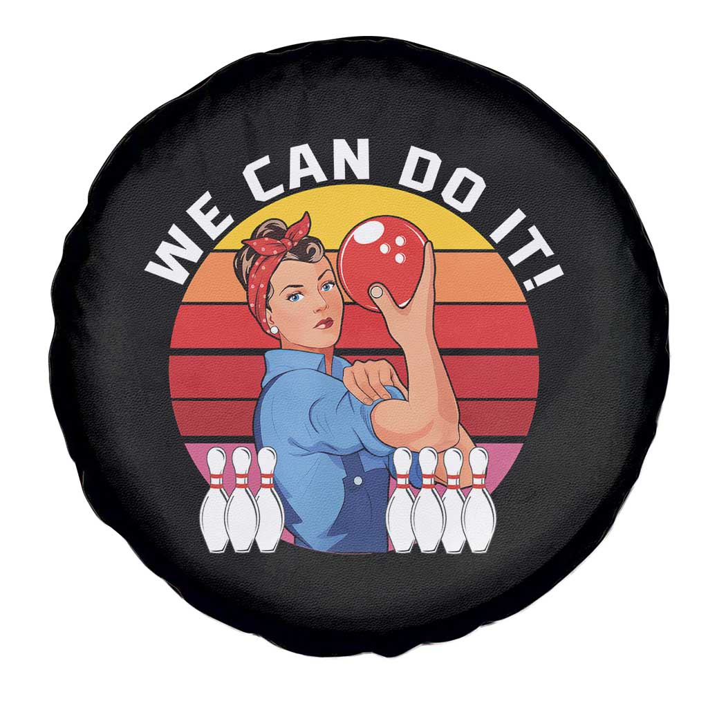 Feminist Bowling Spare Tire Cover We Can Do It - Wonder Print Shop