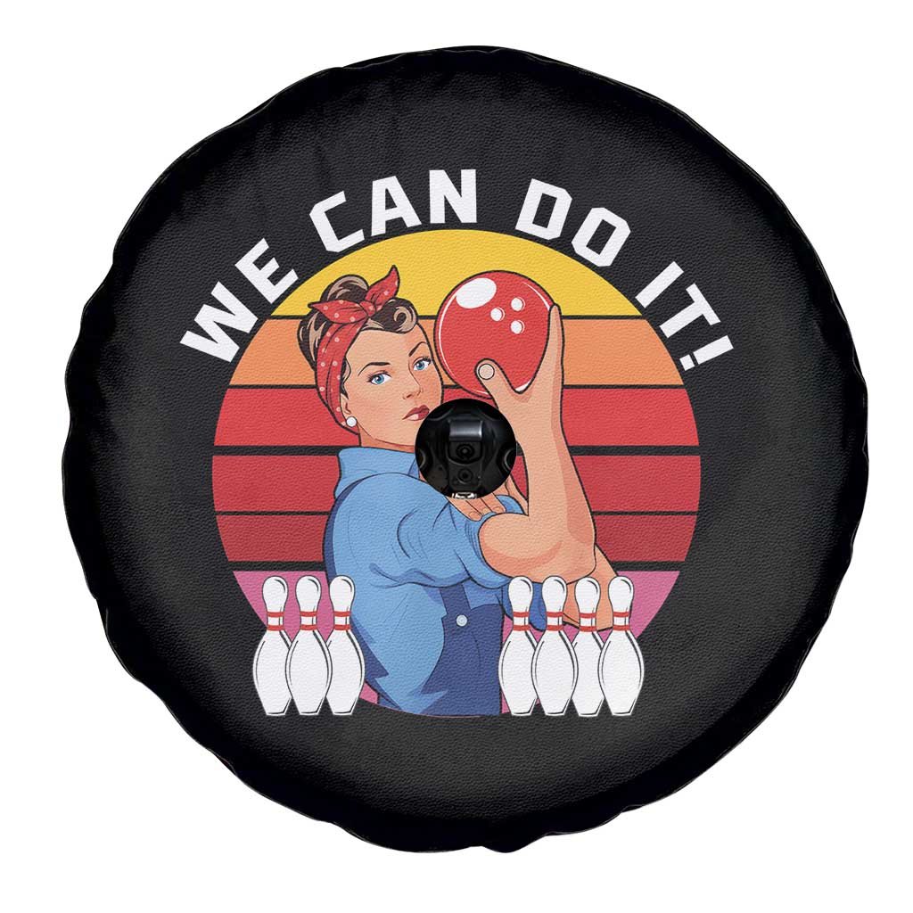 Feminist Bowling Spare Tire Cover We Can Do It - Wonder Print Shop