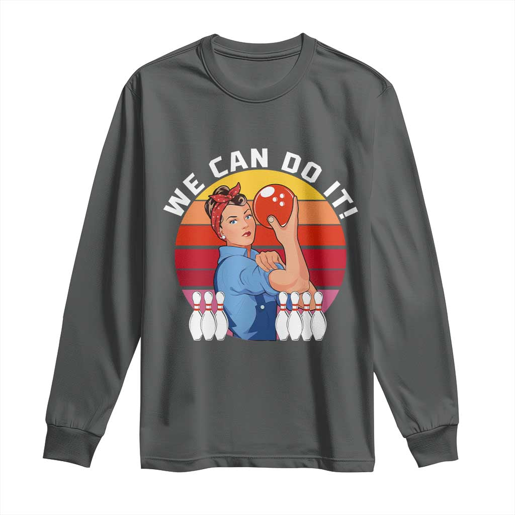 Feminist Bowling Long Sleeve Shirt We Can Do It - Wonder Print Shop