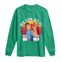 Feminist Bowling Long Sleeve Shirt We Can Do It - Wonder Print Shop