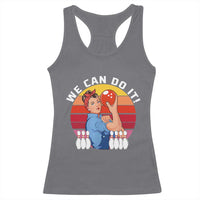 Feminist Bowling Racerback Tank Top We Can Do It - Wonder Print Shop