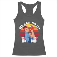 Feminist Bowling Racerback Tank Top We Can Do It - Wonder Print Shop