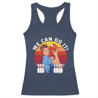 Feminist Bowling Racerback Tank Top We Can Do It - Wonder Print Shop