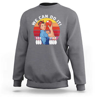 Feminist Bowling Sweatshirt We Can Do It - Wonder Print Shop