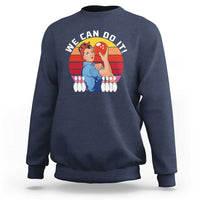 Feminist Bowling Sweatshirt We Can Do It - Wonder Print Shop