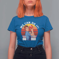 Feminist Bowling T Shirt For Women We Can Do It - Wonder Print Shop