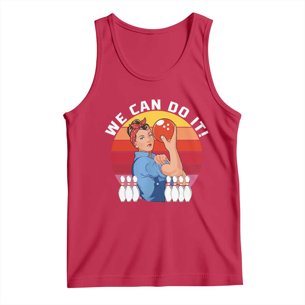 Feminist Bowling Tank Top We Can Do It - Wonder Print Shop