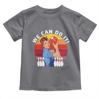 Feminist Bowling Toddler T Shirt We Can Do It - Wonder Print Shop
