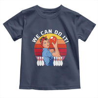 Feminist Bowling Toddler T Shirt We Can Do It - Wonder Print Shop
