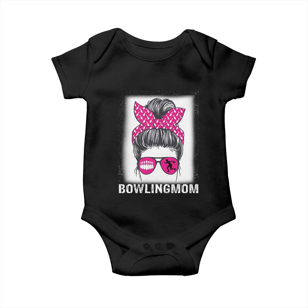 Bowling Mom Life Baby Onesie Funny Bowler Gift - Wonder Print Shop