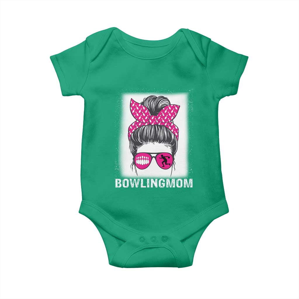 Bowling Mom Life Baby Onesie Funny Bowler Gift - Wonder Print Shop