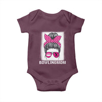 Bowling Mom Life Baby Onesie Funny Bowler Gift - Wonder Print Shop