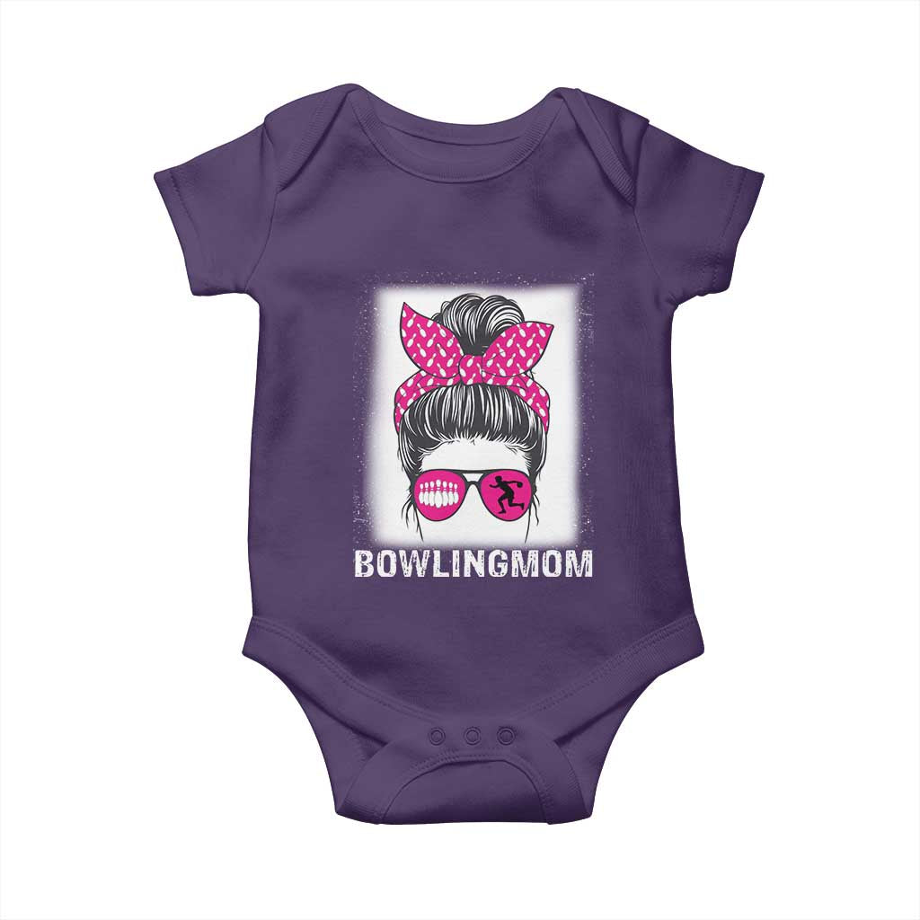 Bowling Mom Life Baby Onesie Funny Bowler Gift - Wonder Print Shop