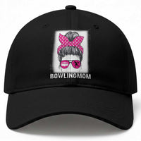 Bowling Mom Life Baseball Cap Funny Bowler Gift