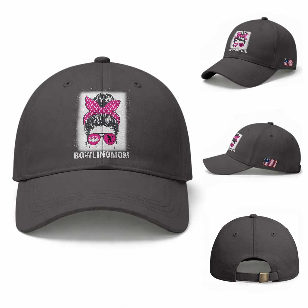 Bowling Mom Life Baseball Cap Funny Bowler Gift