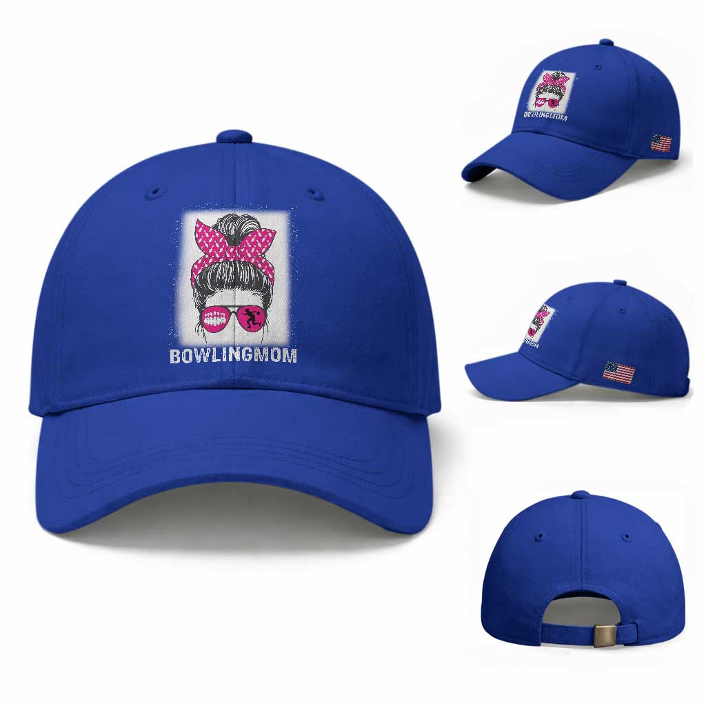 Bowling Mom Life Baseball Cap Funny Bowler Gift