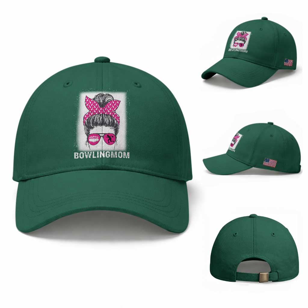 Bowling Mom Life Baseball Cap Funny Bowler Gift