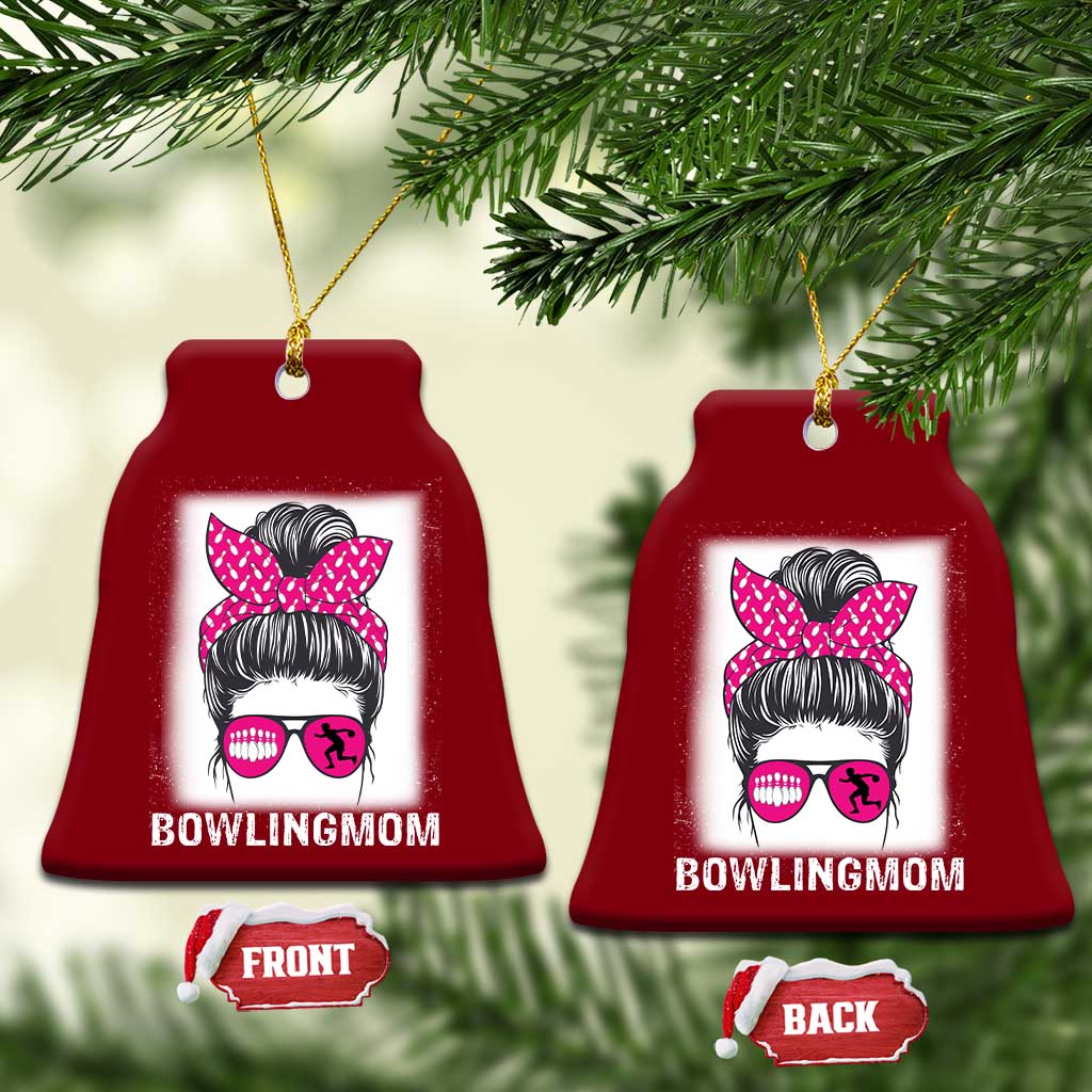 Bowling Mom Life Ceramic Ornament Funny Bowler Gift - Wonder Print Shop