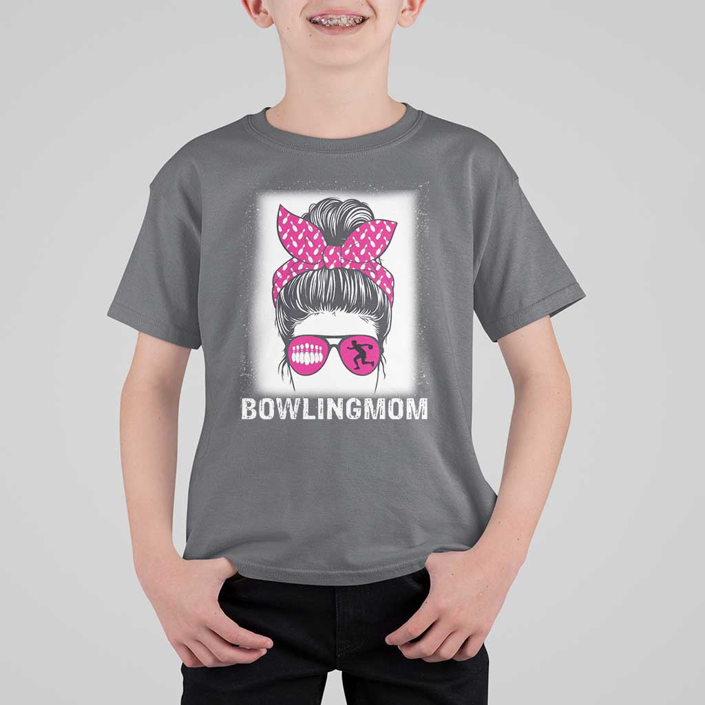 Bowling Mom Life T Shirt For Kid Funny Bowler Gift - Wonder Print Shop