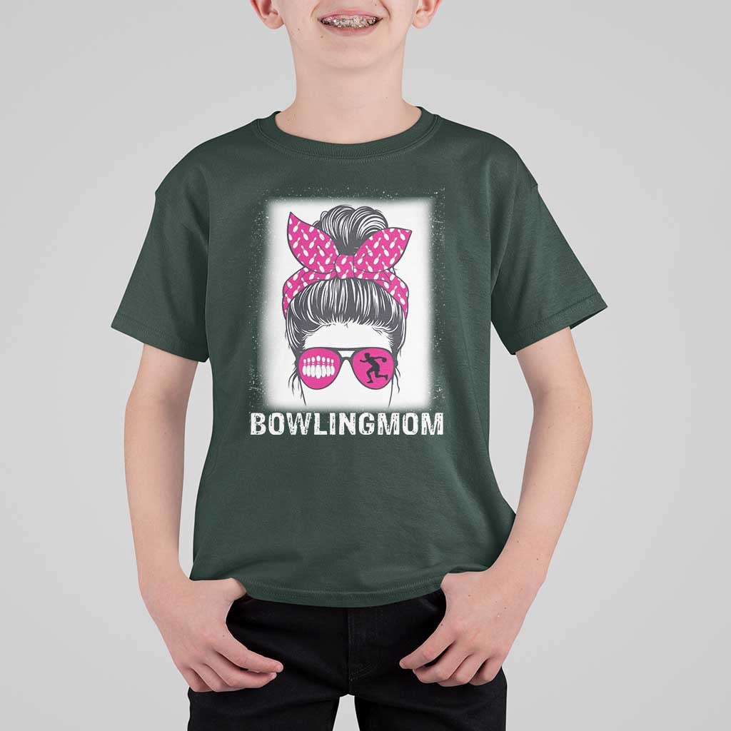 Bowling Mom Life T Shirt For Kid Funny Bowler Gift - Wonder Print Shop