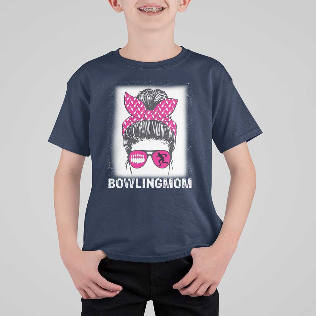 Bowling Mom Life T Shirt For Kid Funny Bowler Gift - Wonder Print Shop