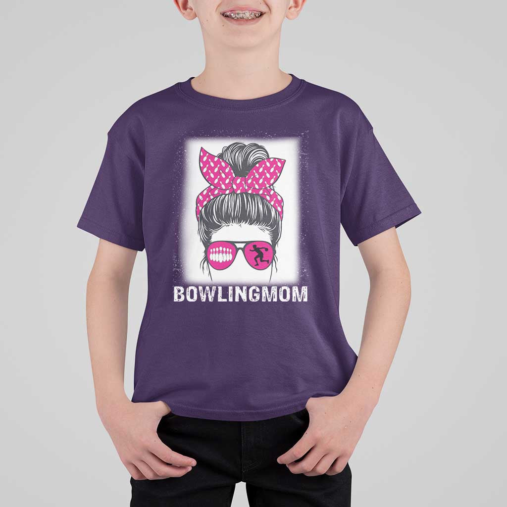 Bowling Mom Life T Shirt For Kid Funny Bowler Gift - Wonder Print Shop