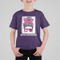 Bowling Mom Life T Shirt For Kid Funny Bowler Gift - Wonder Print Shop