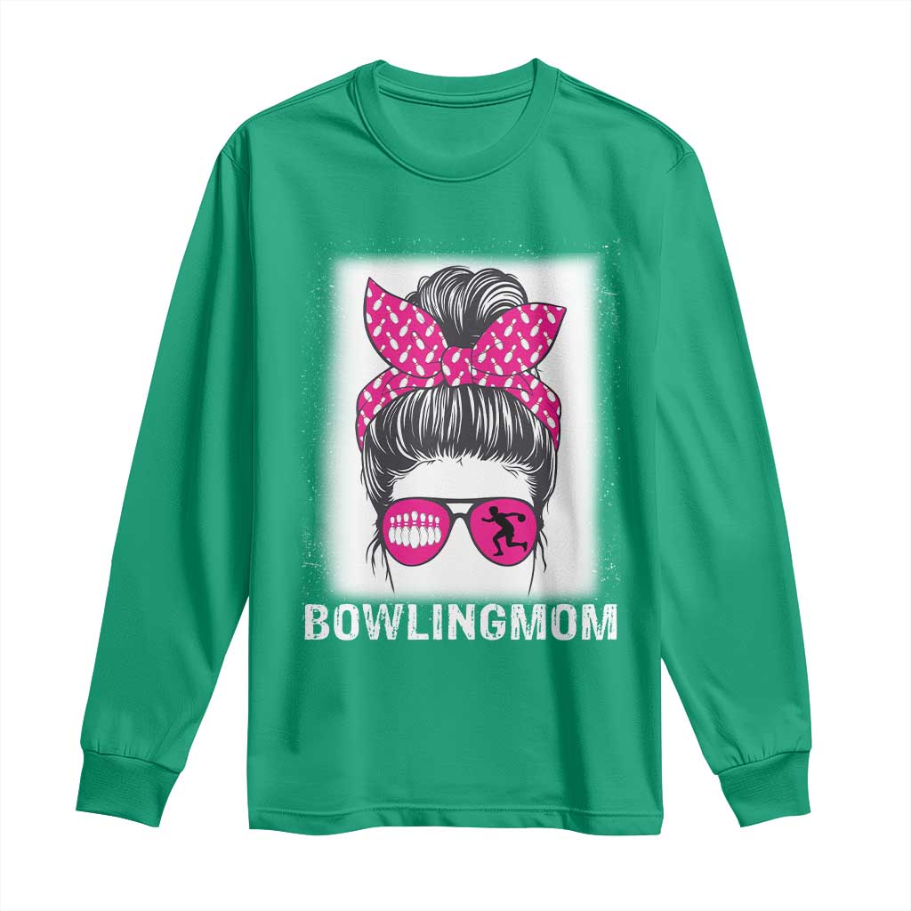 Bowling Mom Life Long Sleeve Shirt Funny Bowler Gift - Wonder Print Shop