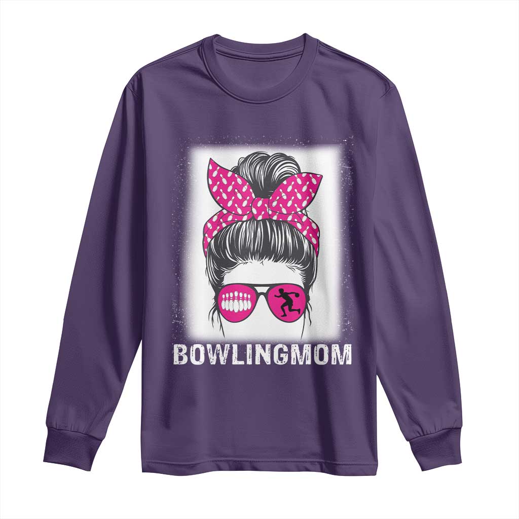 Bowling Mom Life Long Sleeve Shirt Funny Bowler Gift - Wonder Print Shop