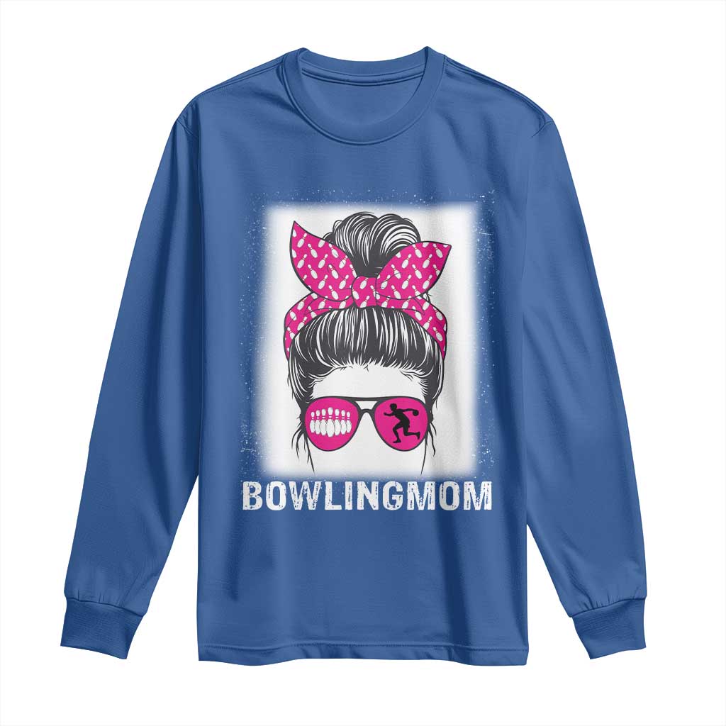 Bowling Mom Life Long Sleeve Shirt Funny Bowler Gift - Wonder Print Shop